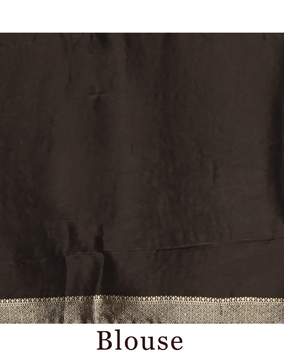 Black Russian Crepe saree | RREHS02