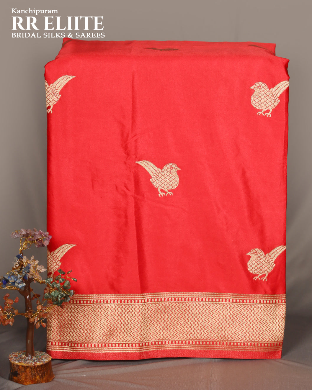 Satin silk saree | RREHS02