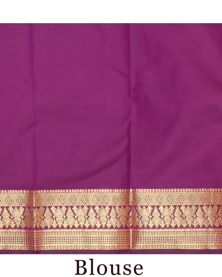 Brocade Silk Saree | RREBR01
