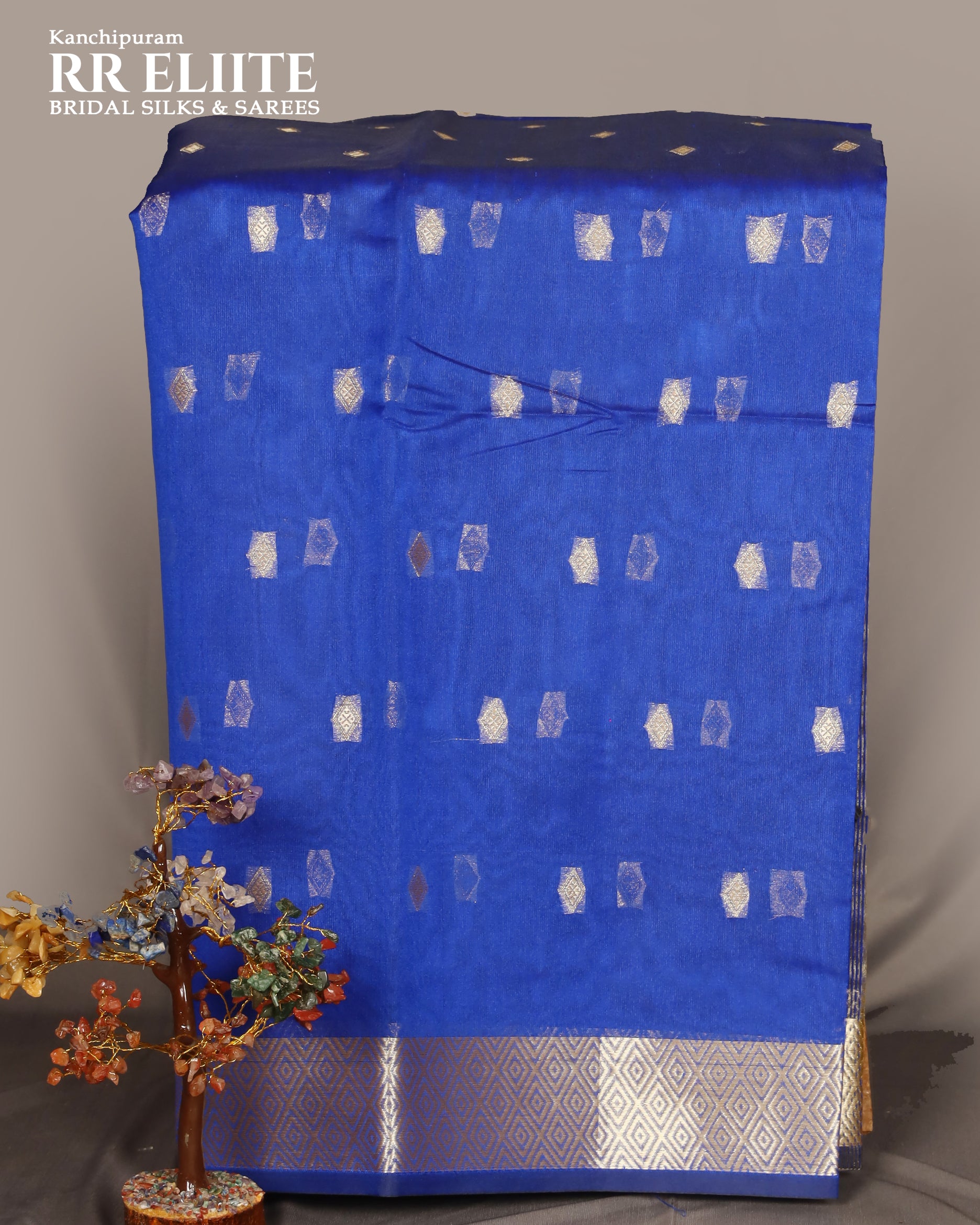 Royal Blue saree | RREHS02
