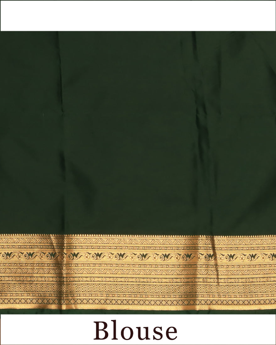 Brocade Silk Saree | RREBR01