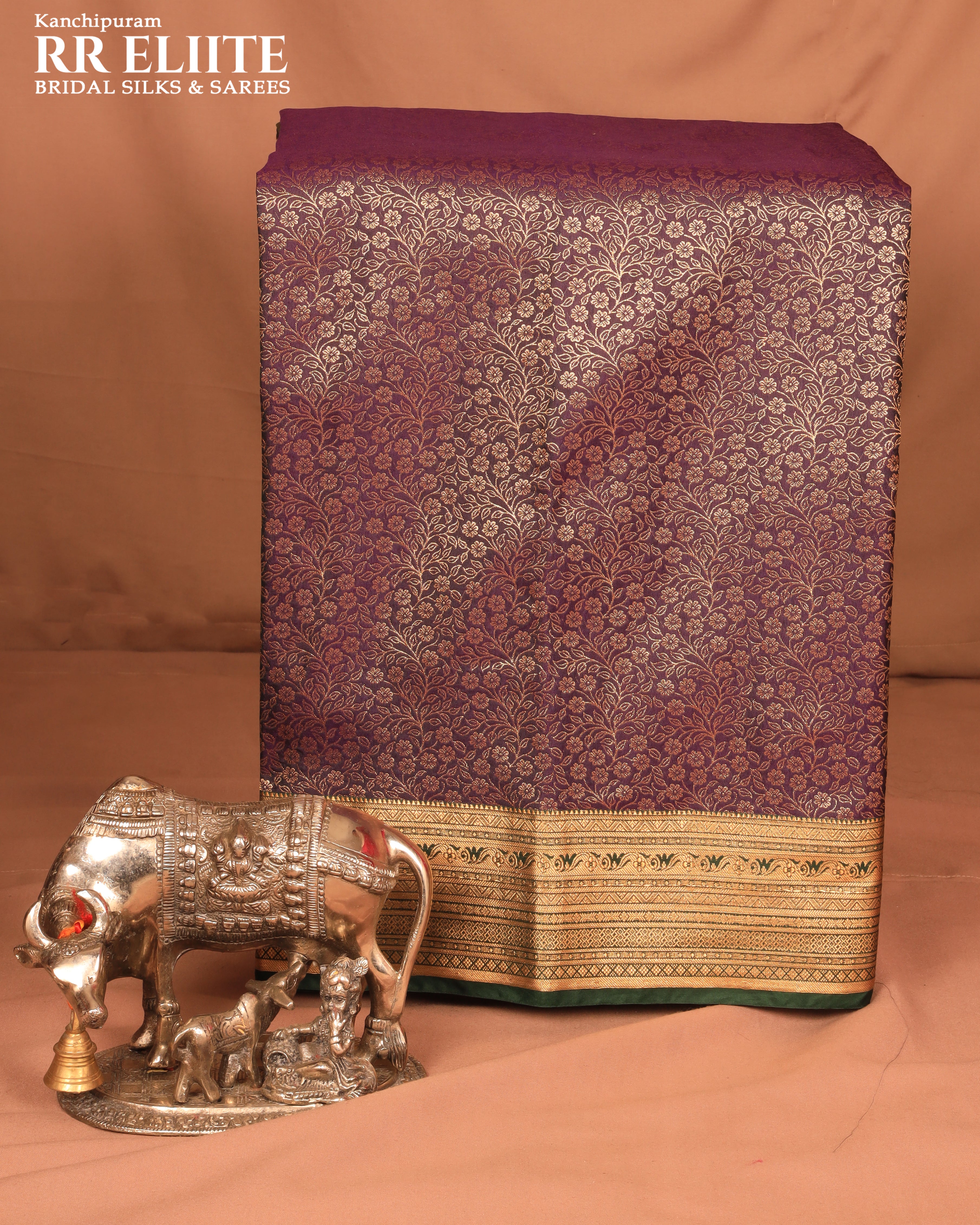 Brocade Silk Saree | RREBR01