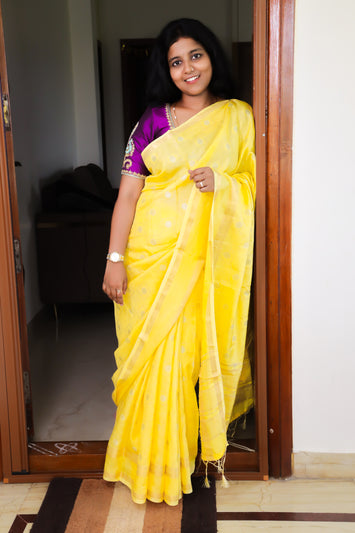 Mysore Crepe Saree | RREMC04