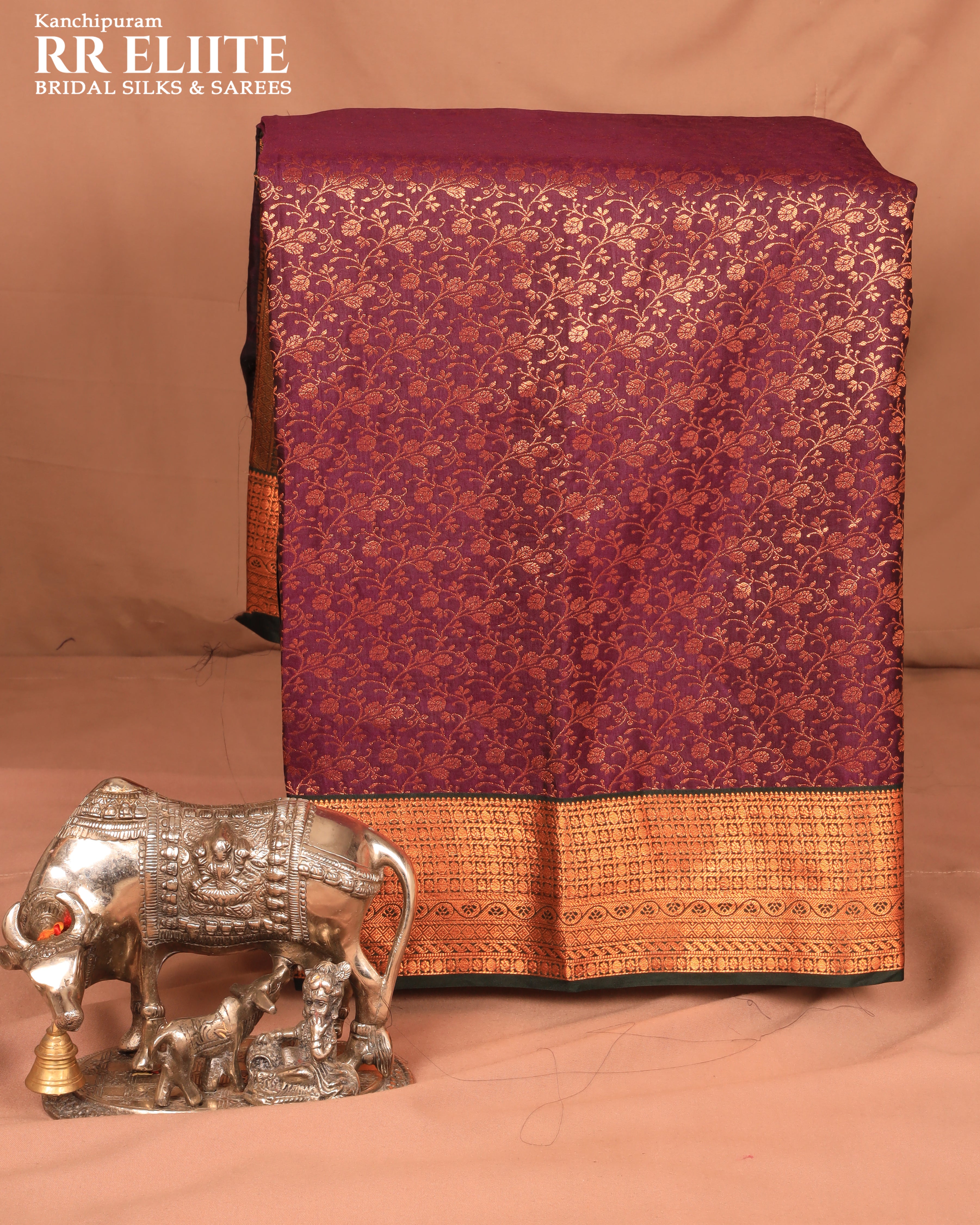 Brocade Silk Saree | RREBR01