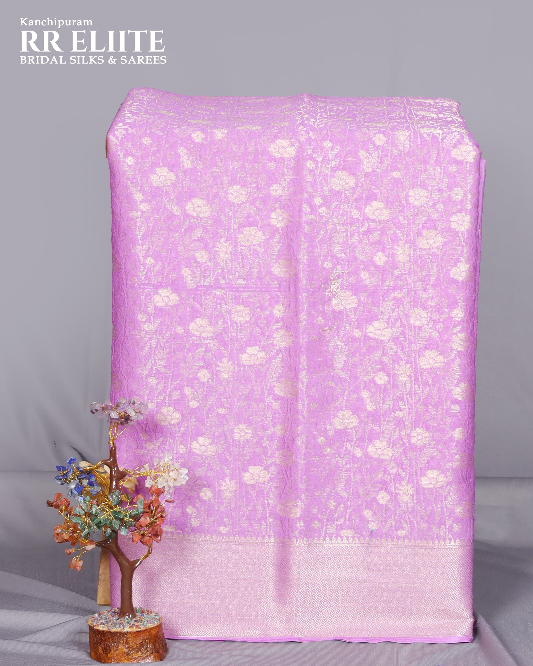 Mysore Crepe Saree | RREMC04