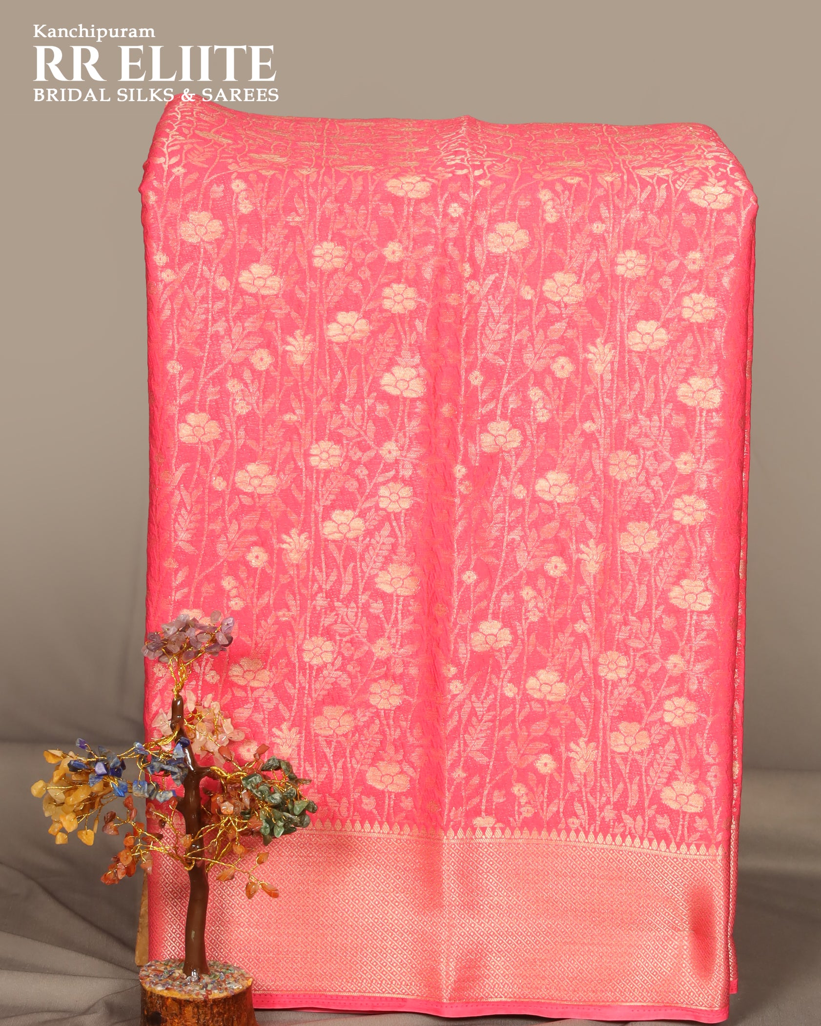 Mysore Crepe Saree | RREMC04