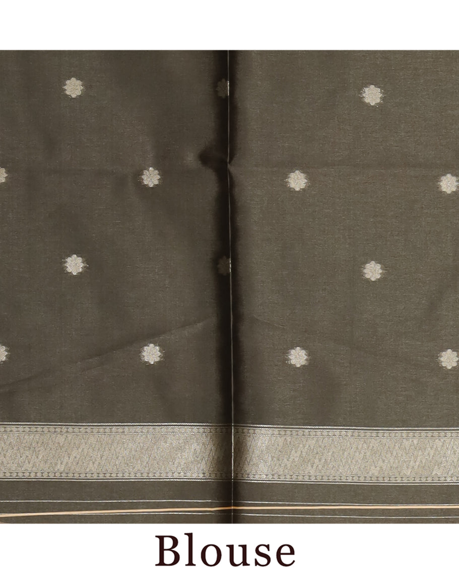 Tri Color Raw Silk Saree| RREHS02