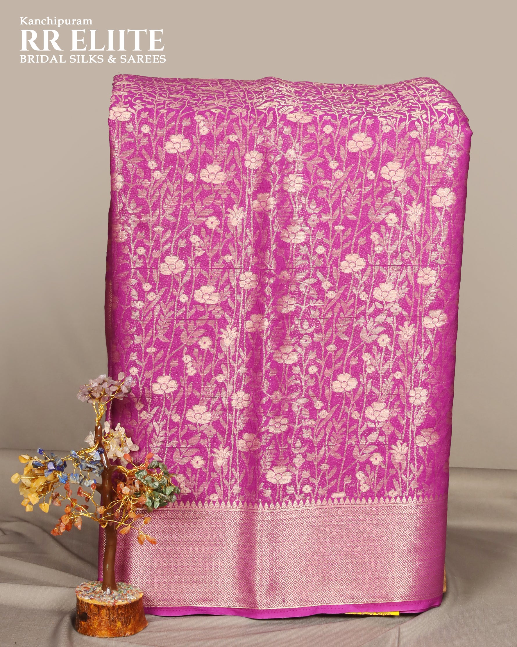 Mysore Crepe Saree | RREMC04