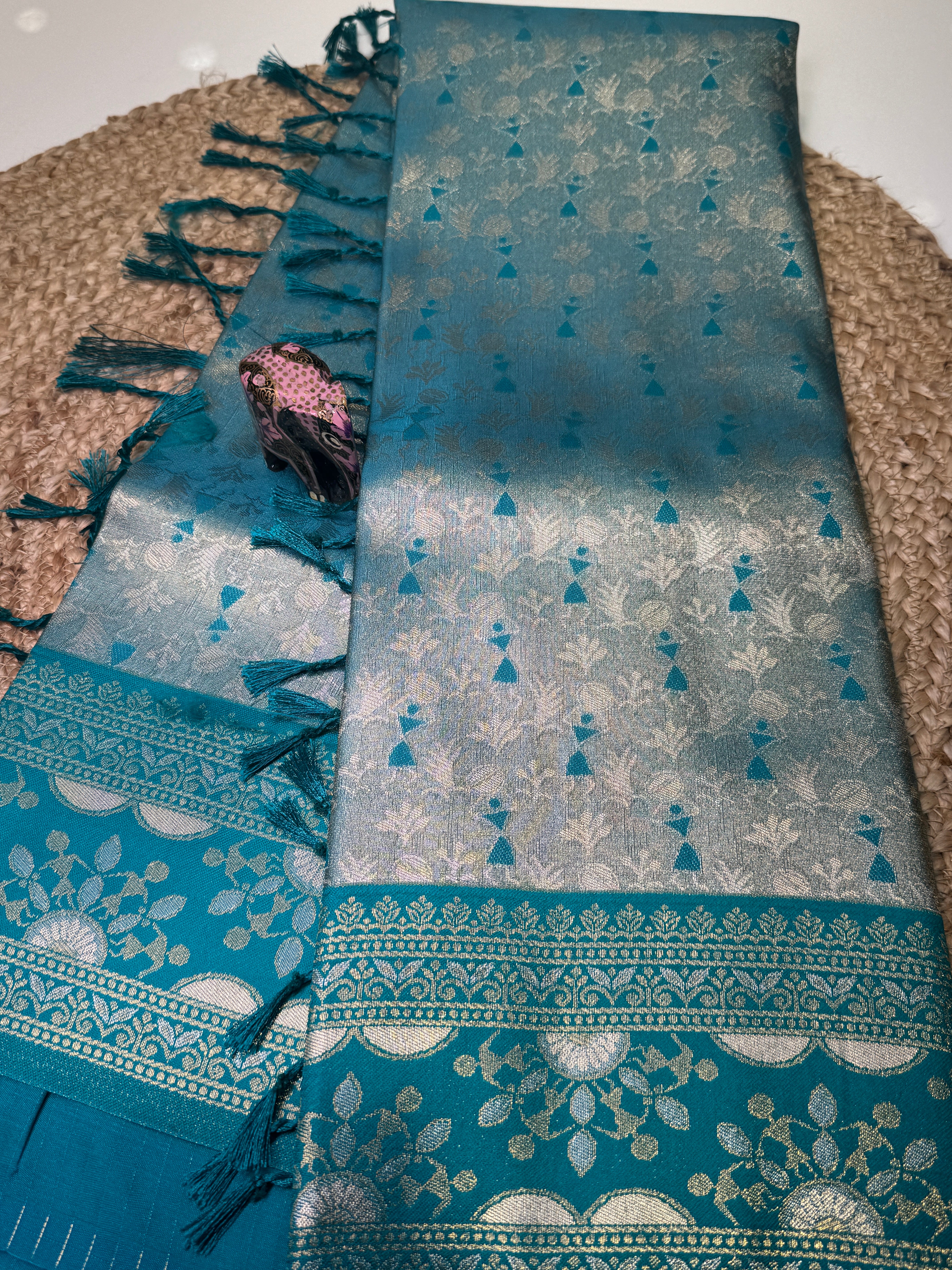 Fusion Semi Soft Silk Saree| RREFS12