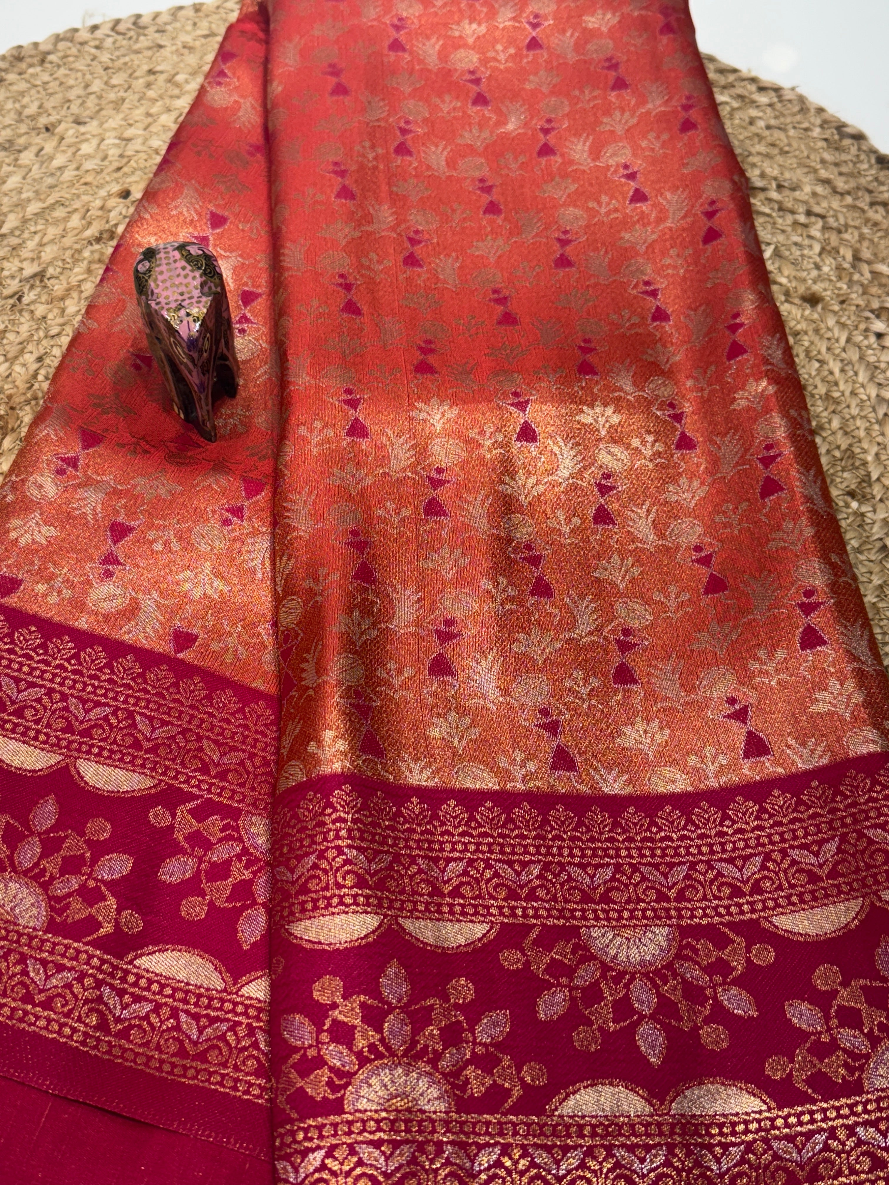 Fusion Semi Soft Silk Saree| RREFS12