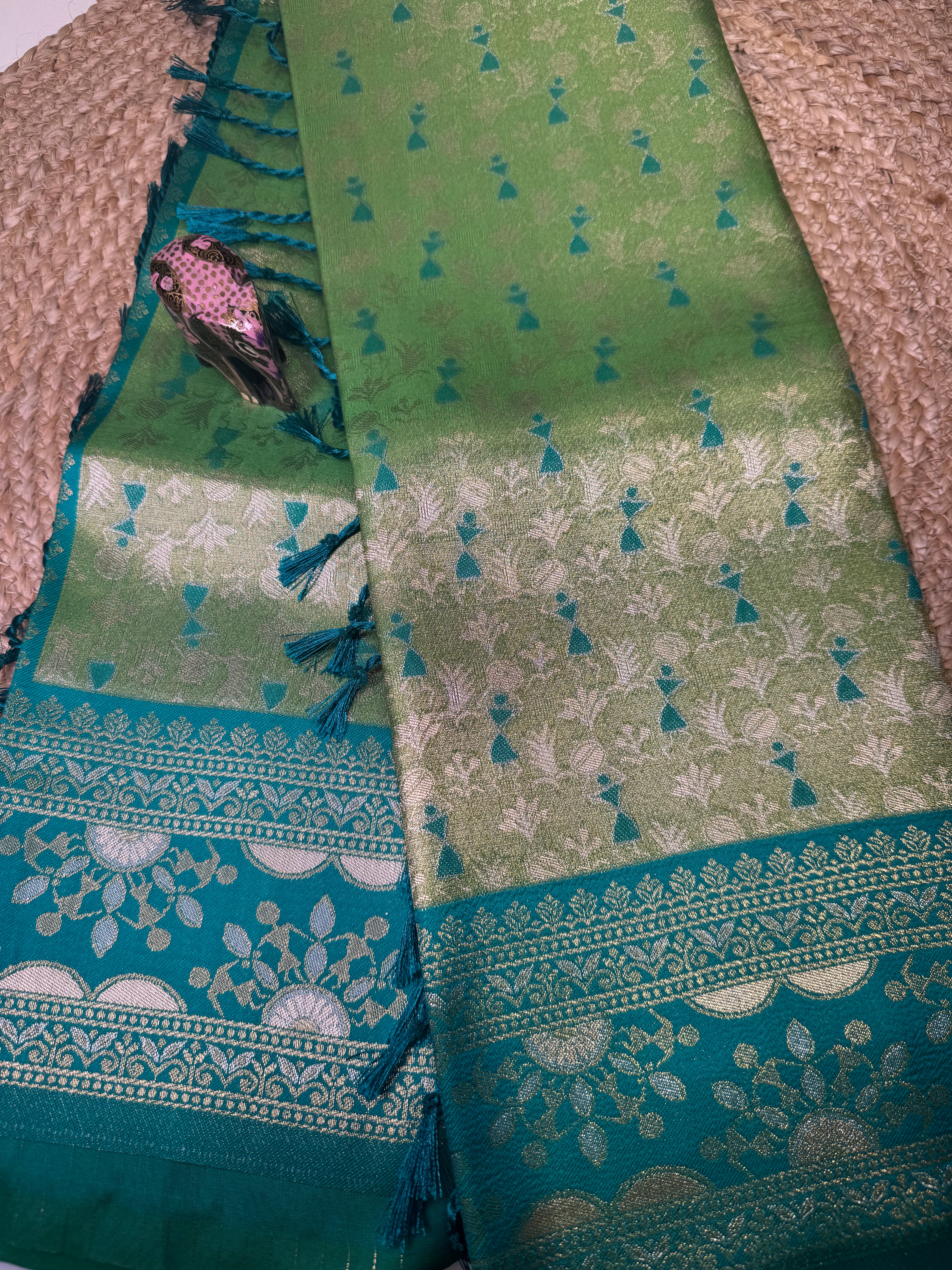 Fusion Semi Soft Silk Saree| RREFS12