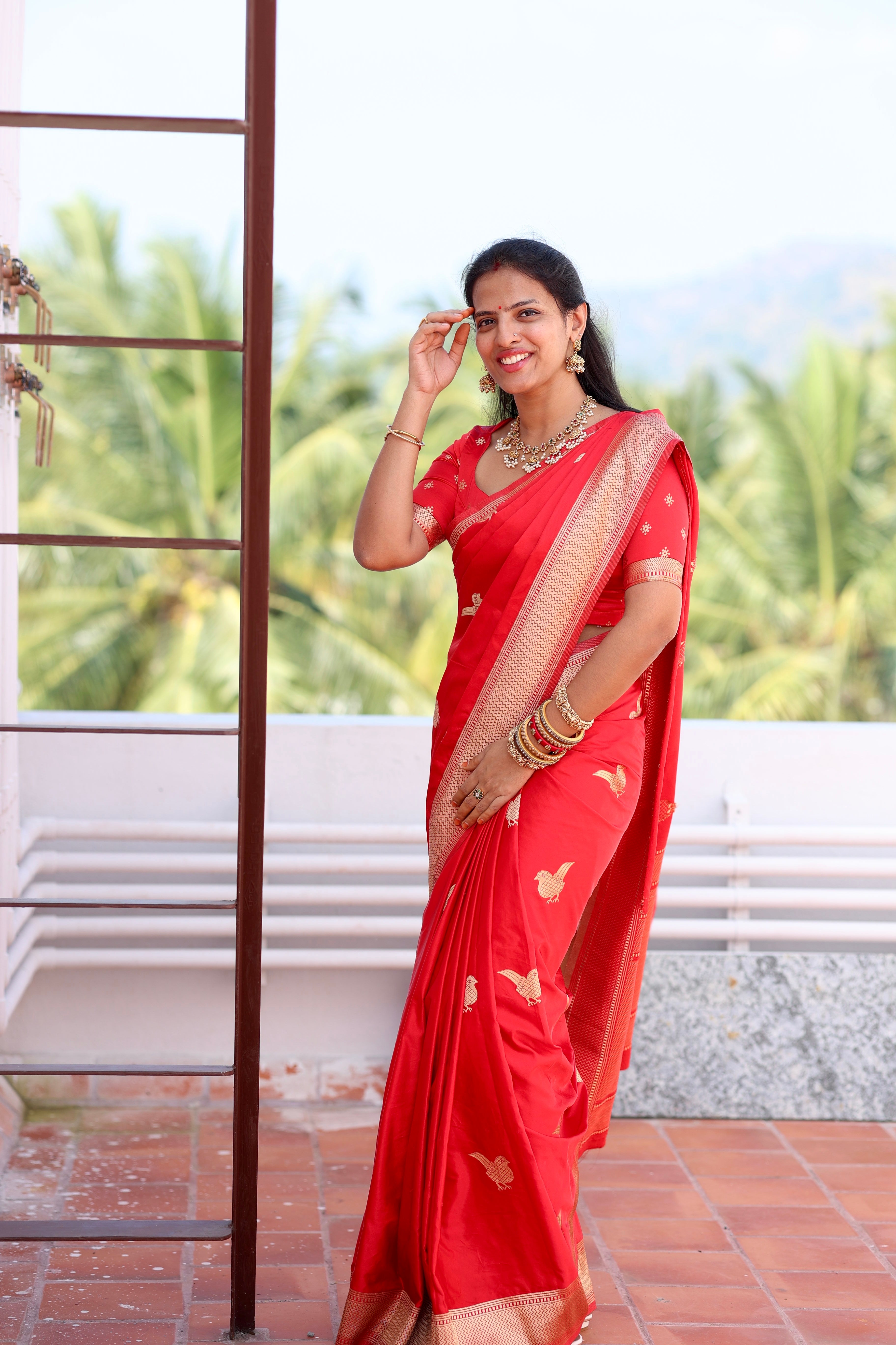 Satin silk saree | RREHS02