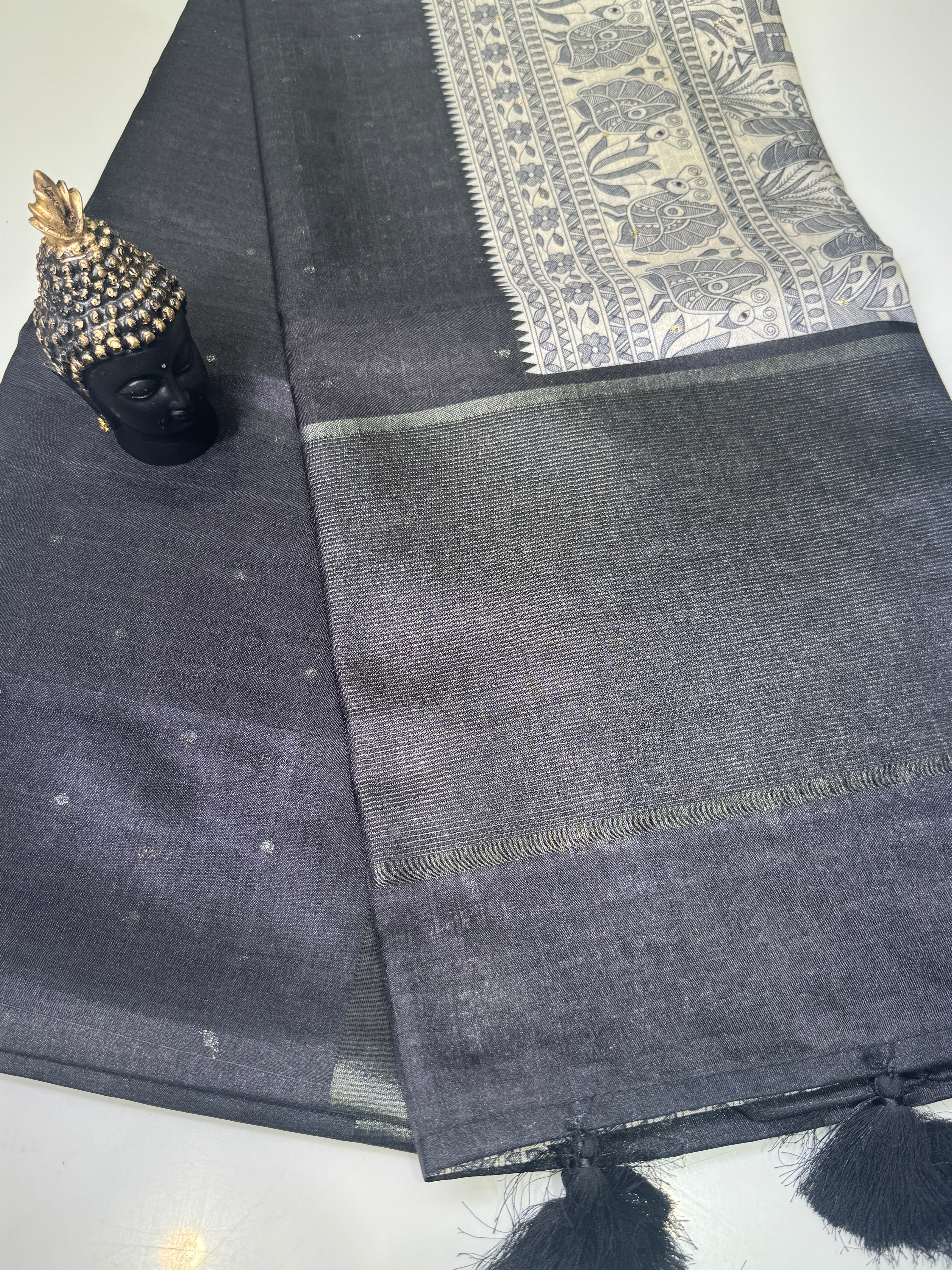 Black Saree | RREBS11