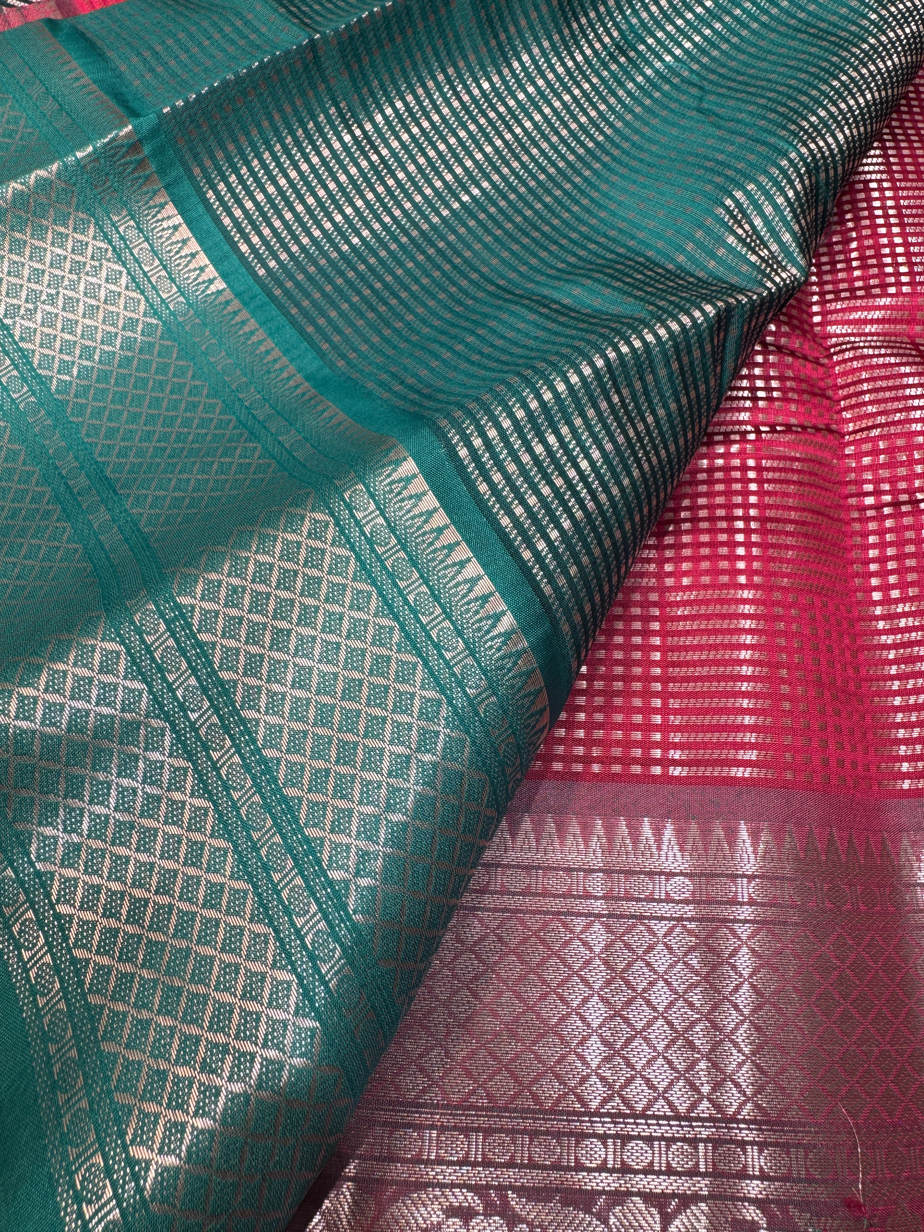 Fusion Semi Soft Silk Saree| RREFS12