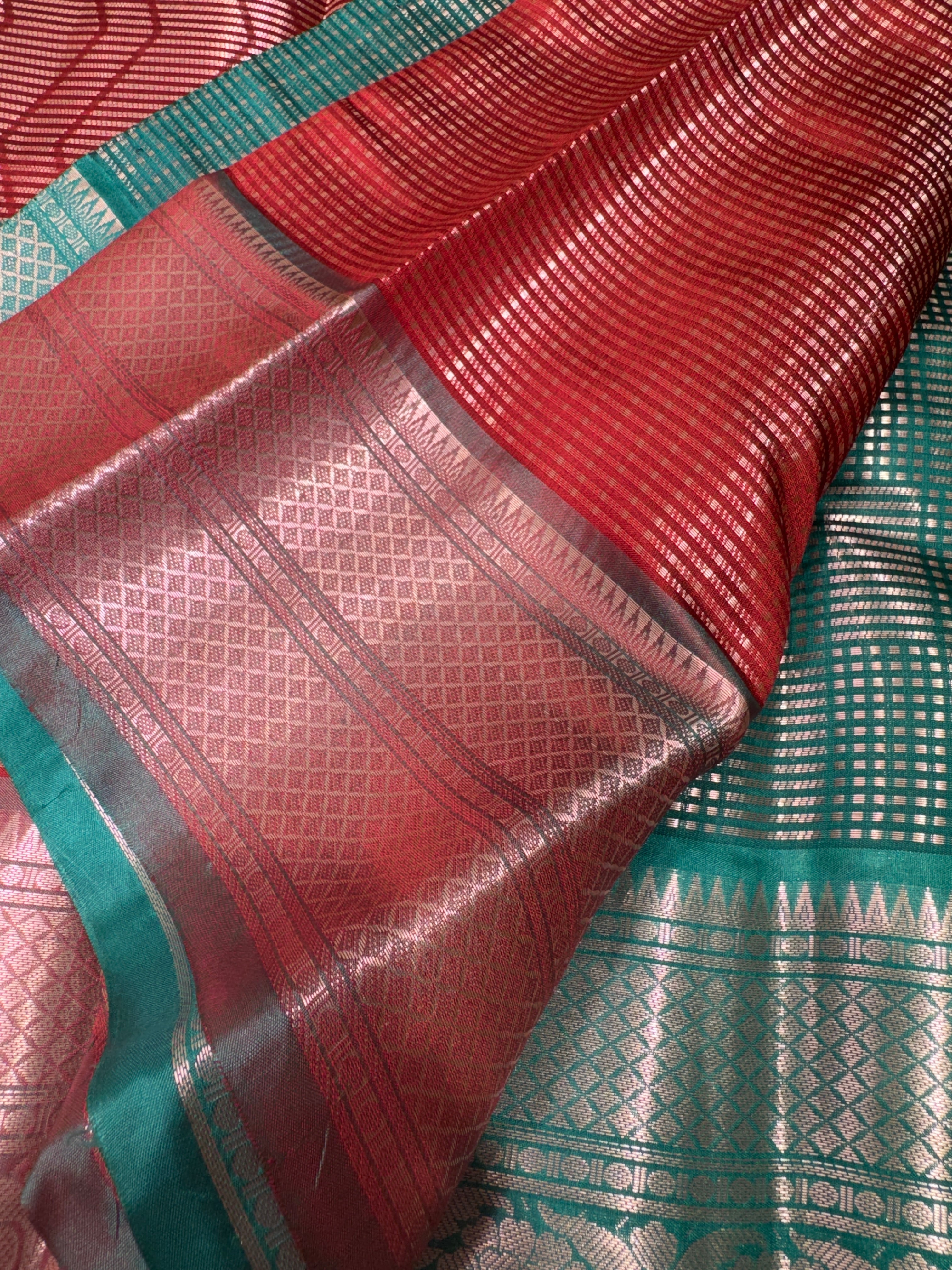 Fusion Semi Soft Silk Saree| RREFS12