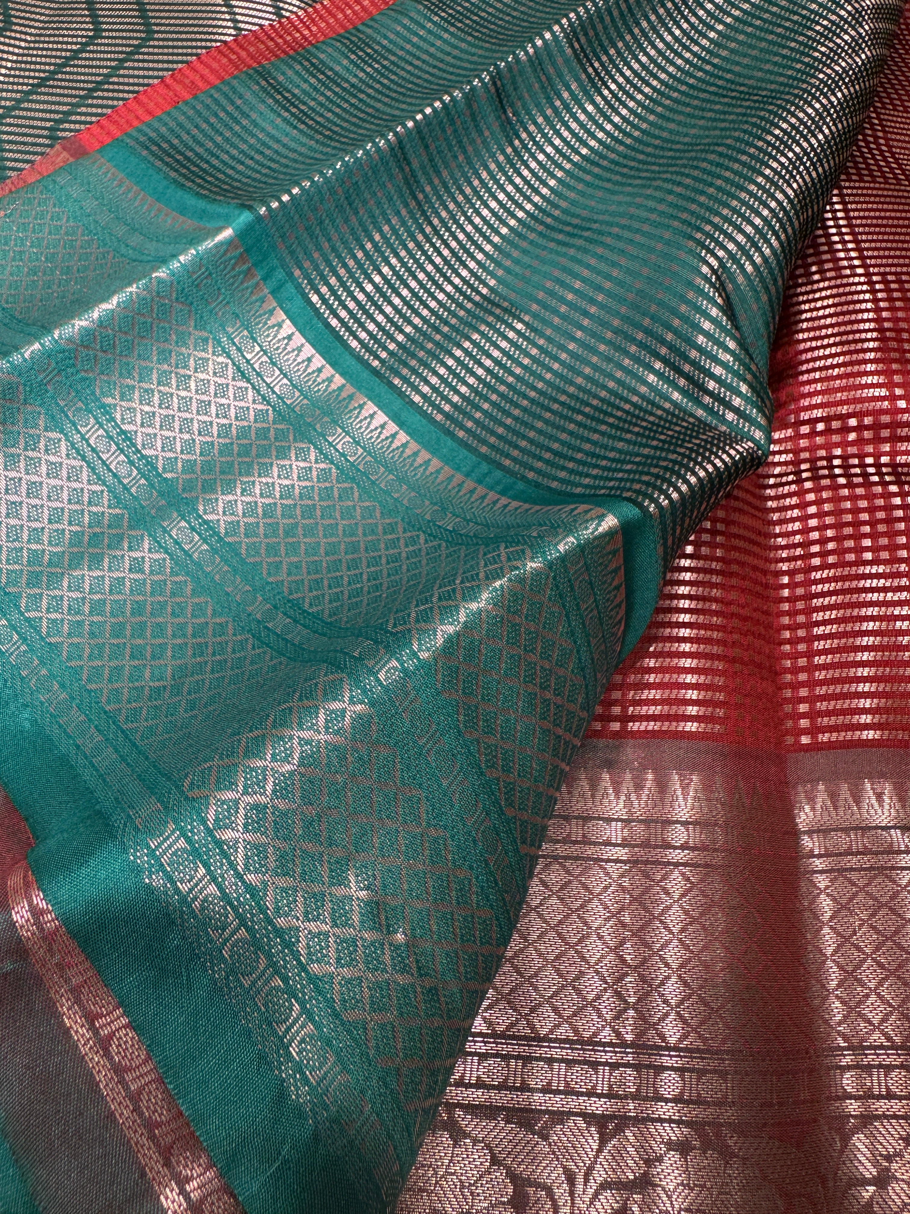 Fusion Semi Soft Silk Saree| RREFS12