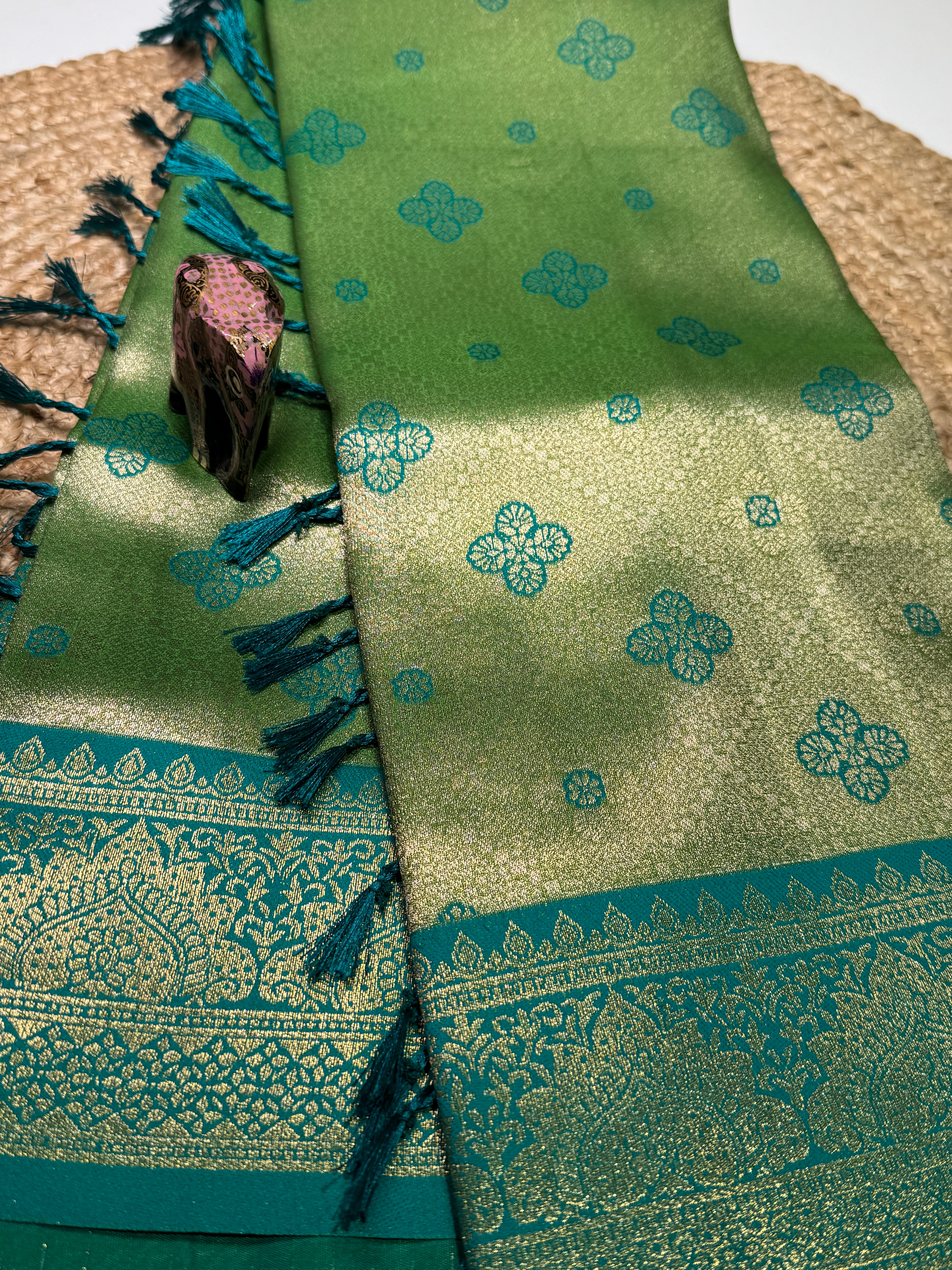 Fusion Semi Soft Silk Saree| RREFS12