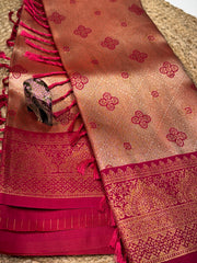Fusion Semi Soft Silk Saree| RREFS12