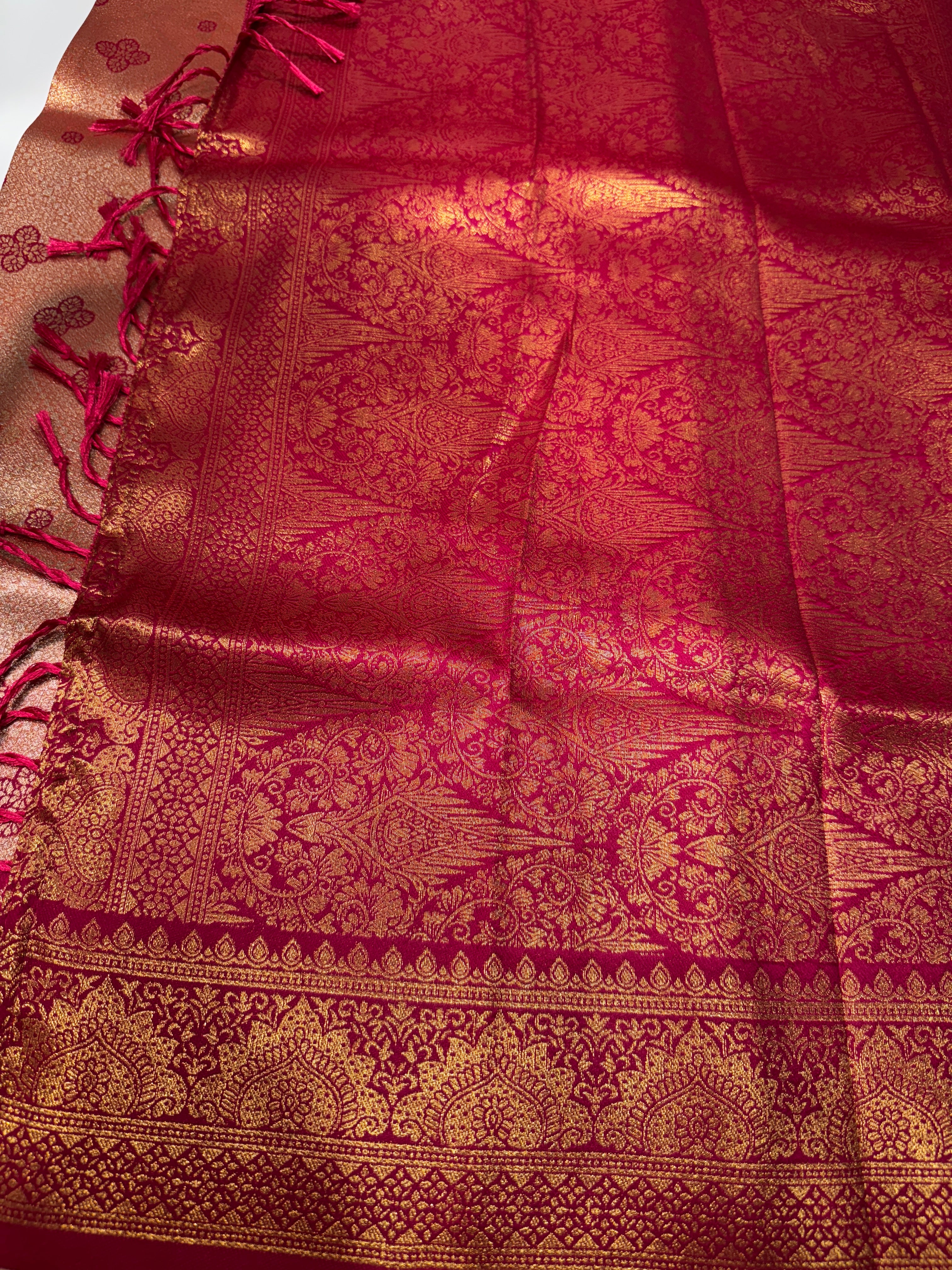 Fusion Semi Soft Silk Saree| RREFS12