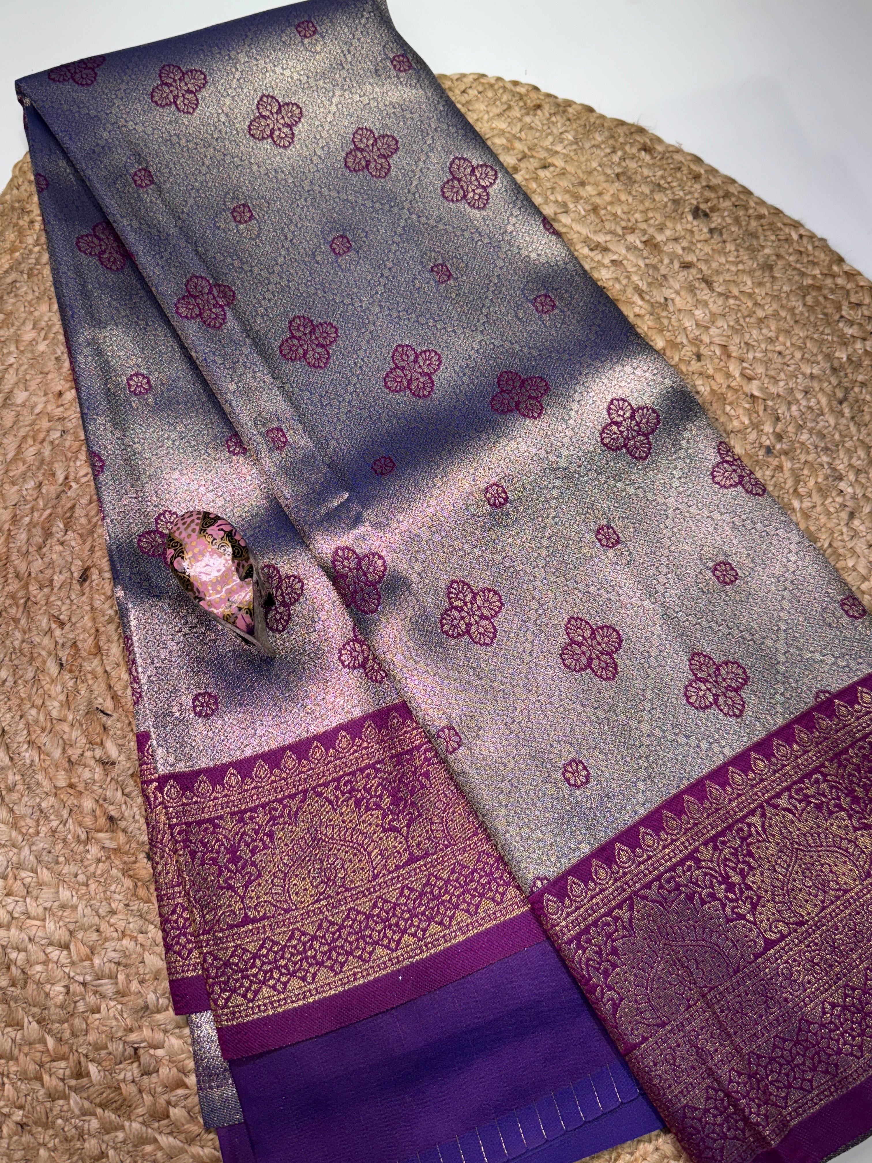 Fusion Semi Soft Silk Saree| RREFS12