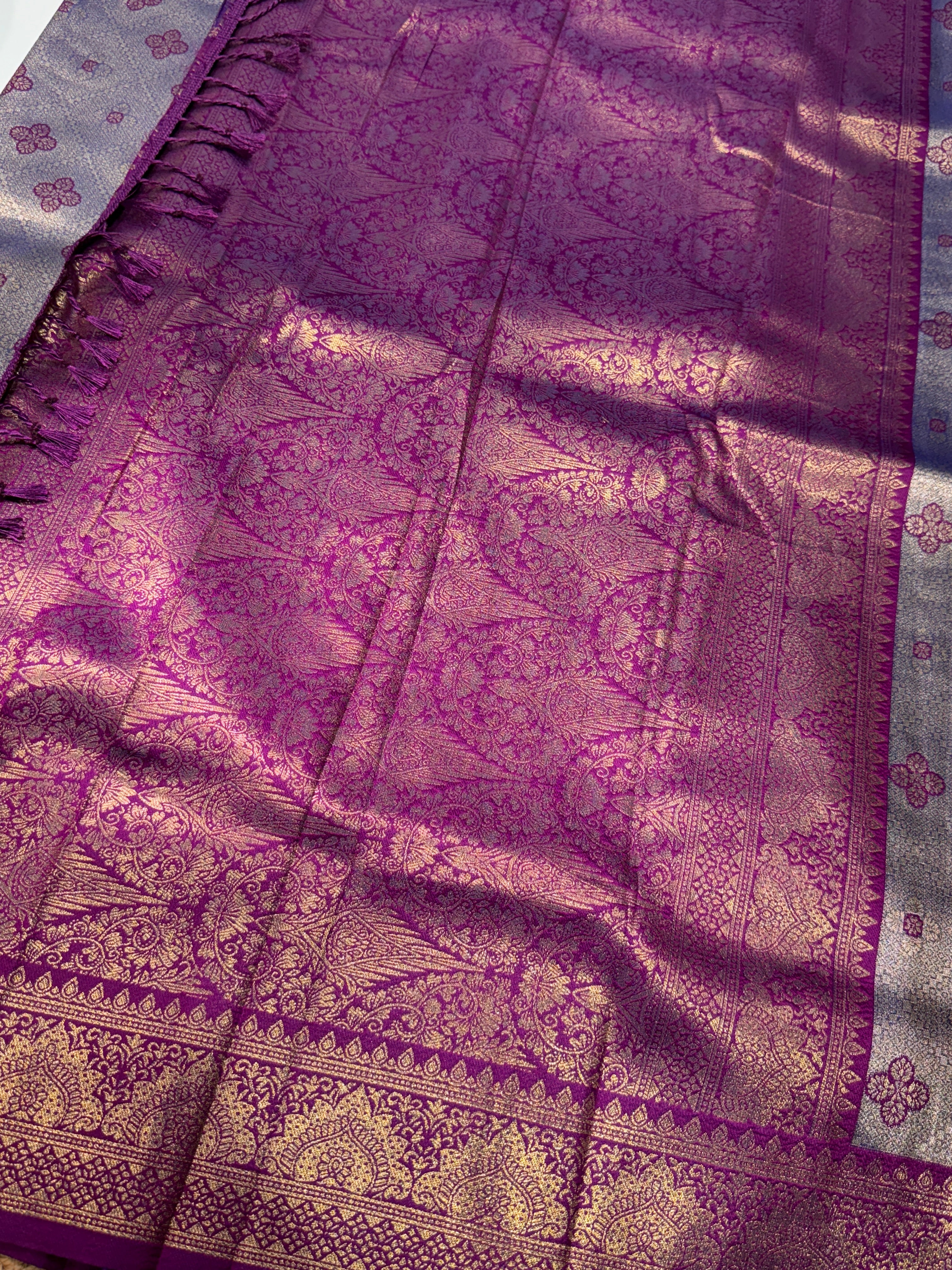 Fusion Semi Soft Silk Saree| RREFS12