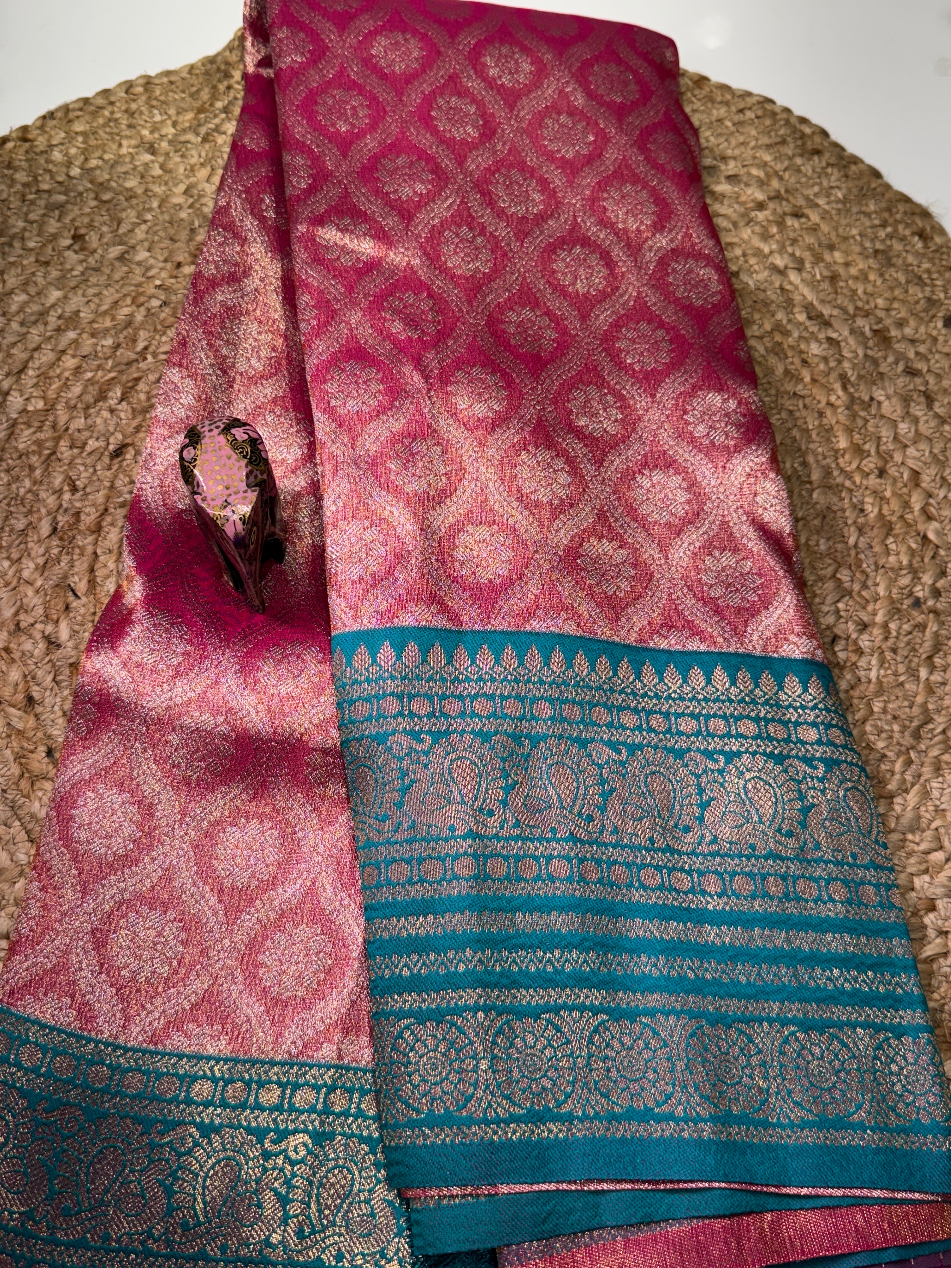Fusion Semi Soft Silk Saree| RREFS12