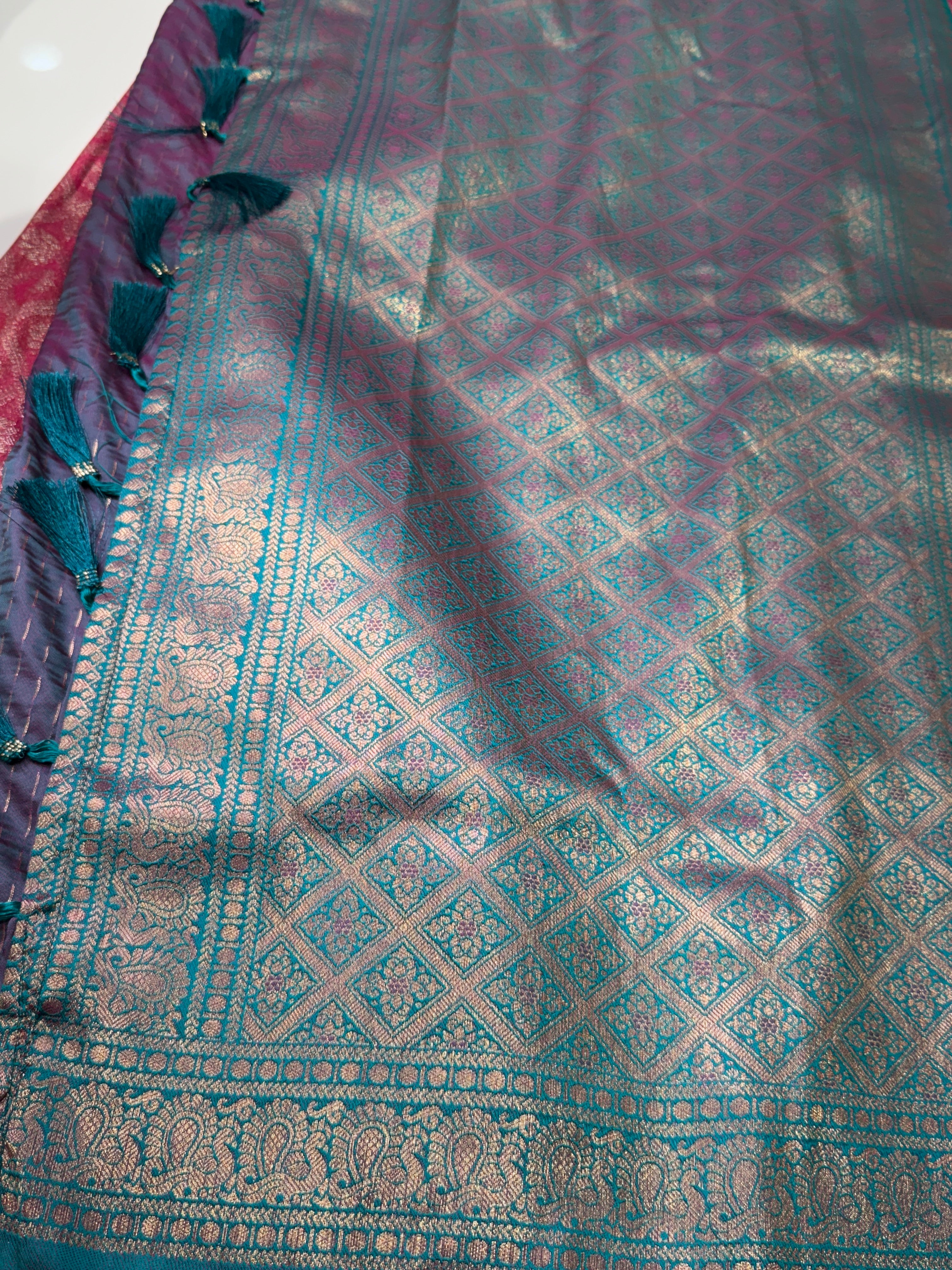 Fusion Semi Soft Silk Saree| RREFS12