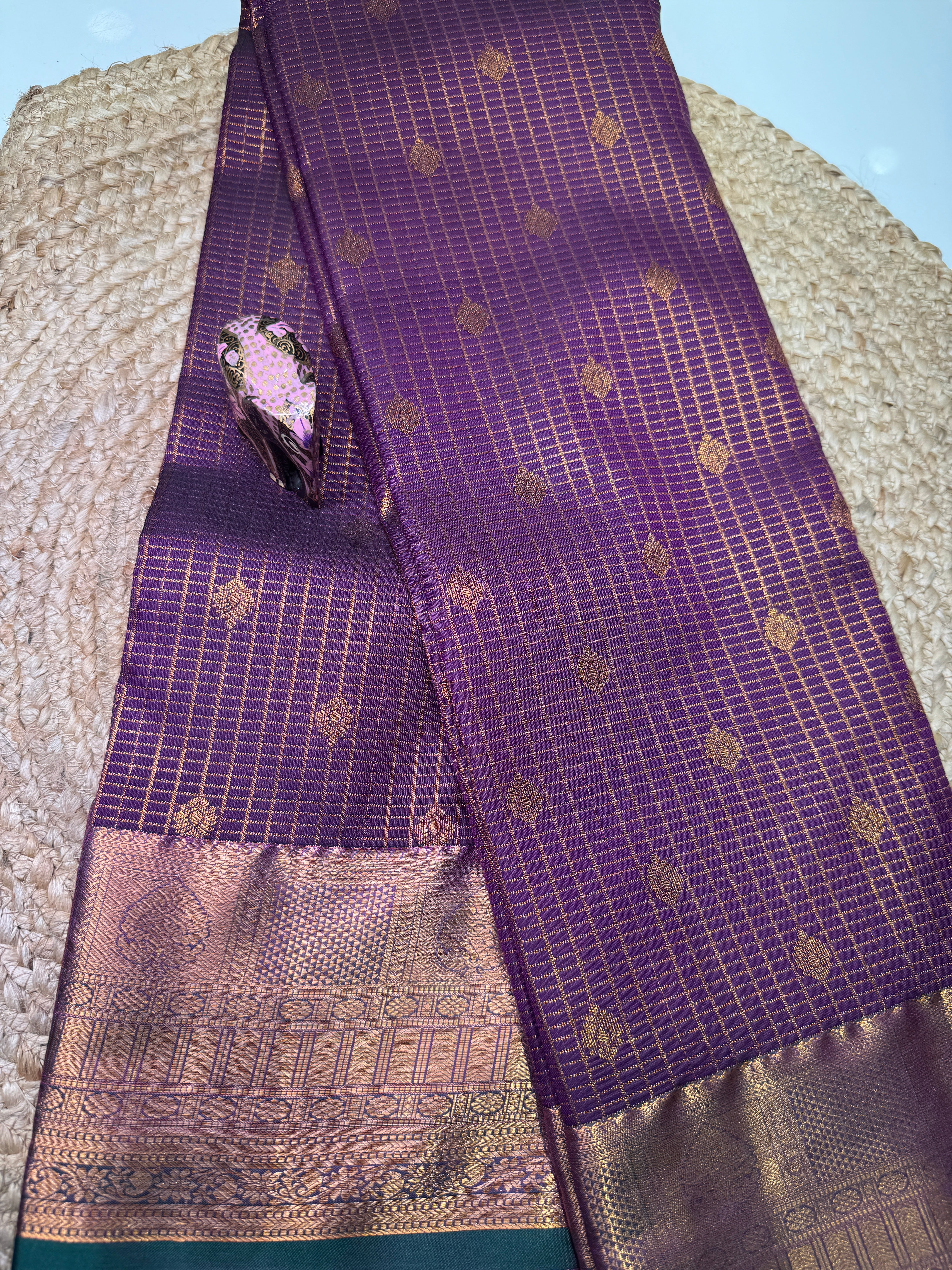 Semi Kanchi Silk Saree | RRESK13