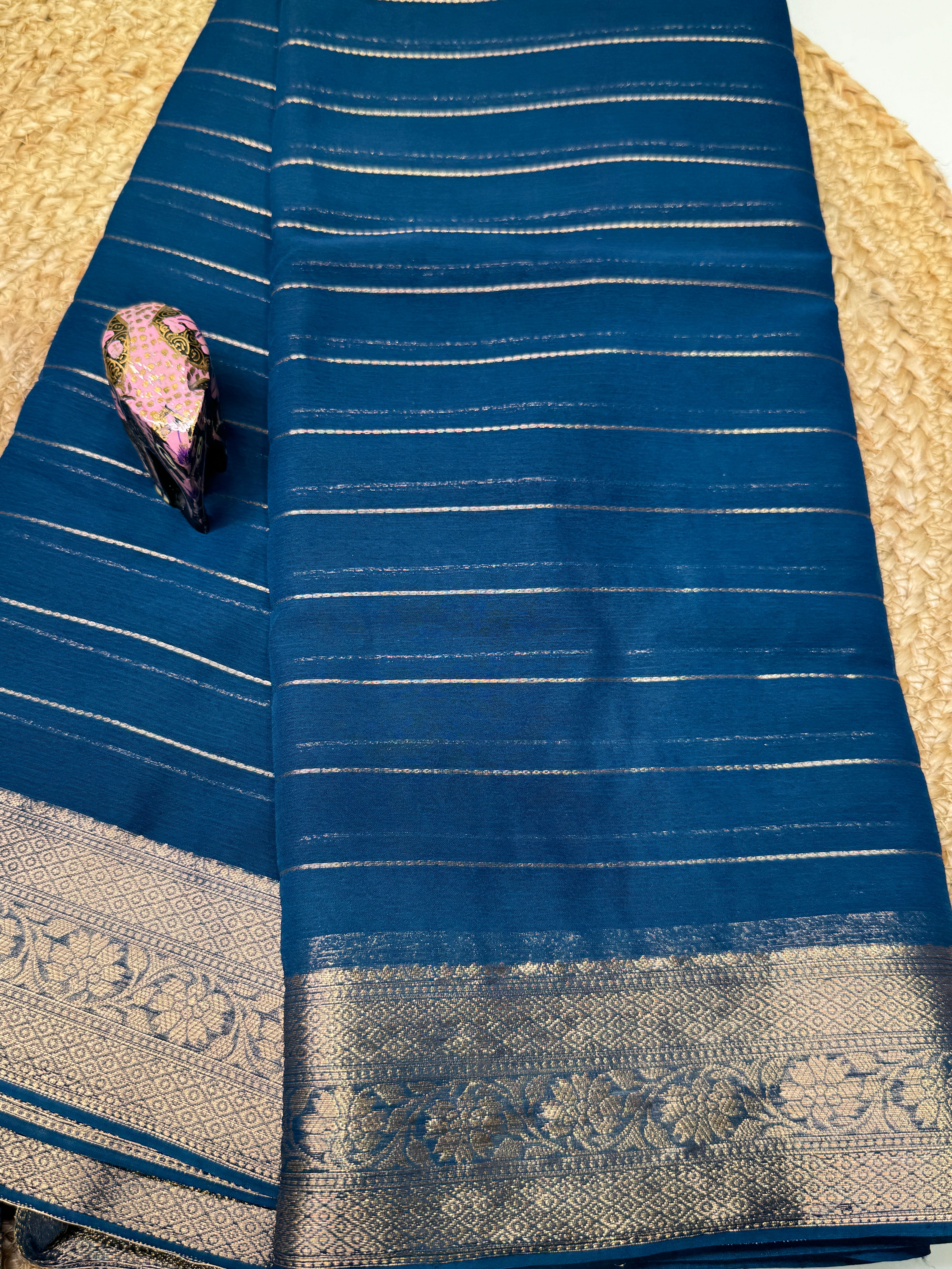 Mysore Crepe Saree | RREMC04