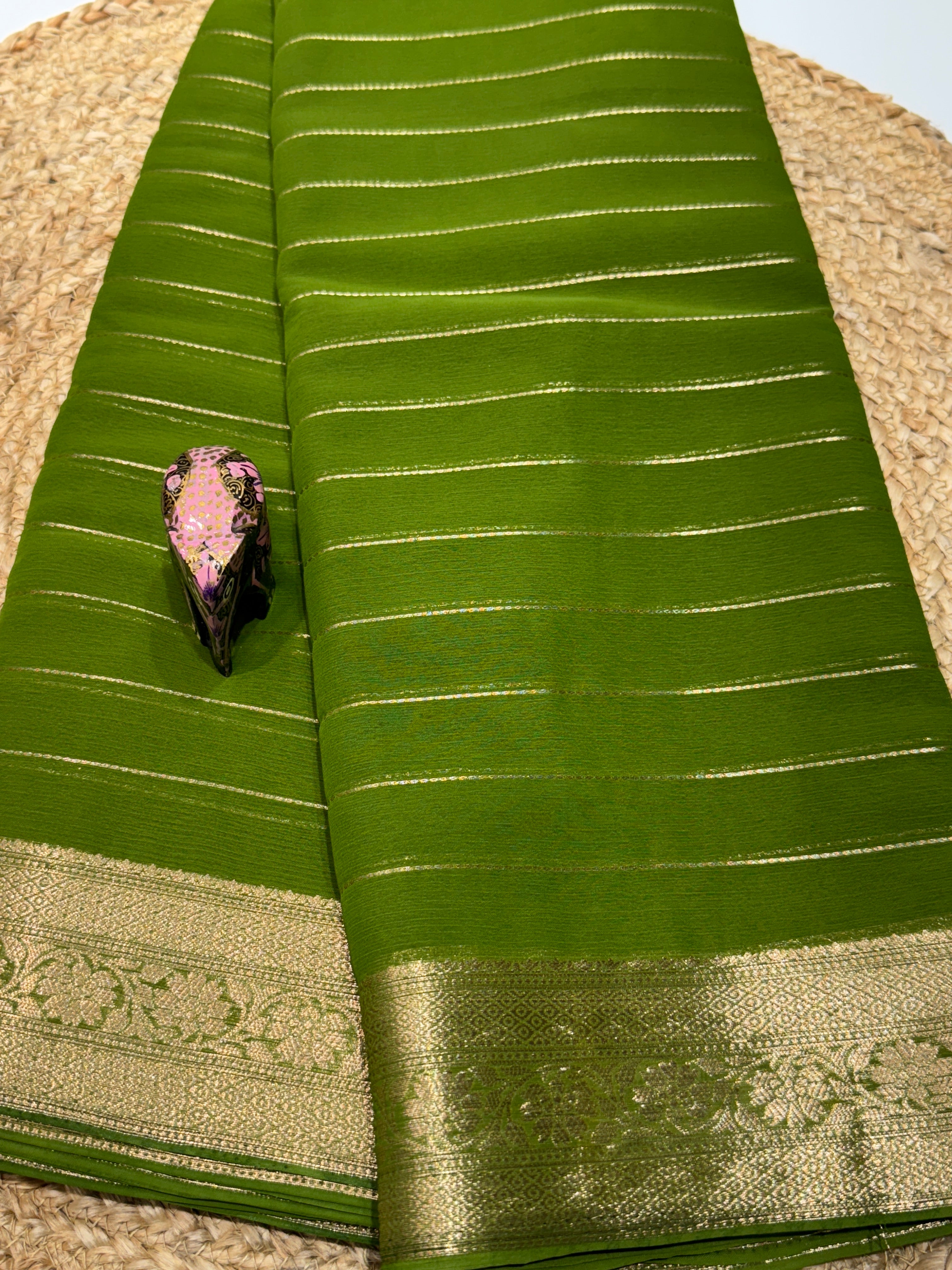 Mysore Crepe Saree | RREMC04