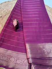 Mysore Crepe Saree | RREMC04