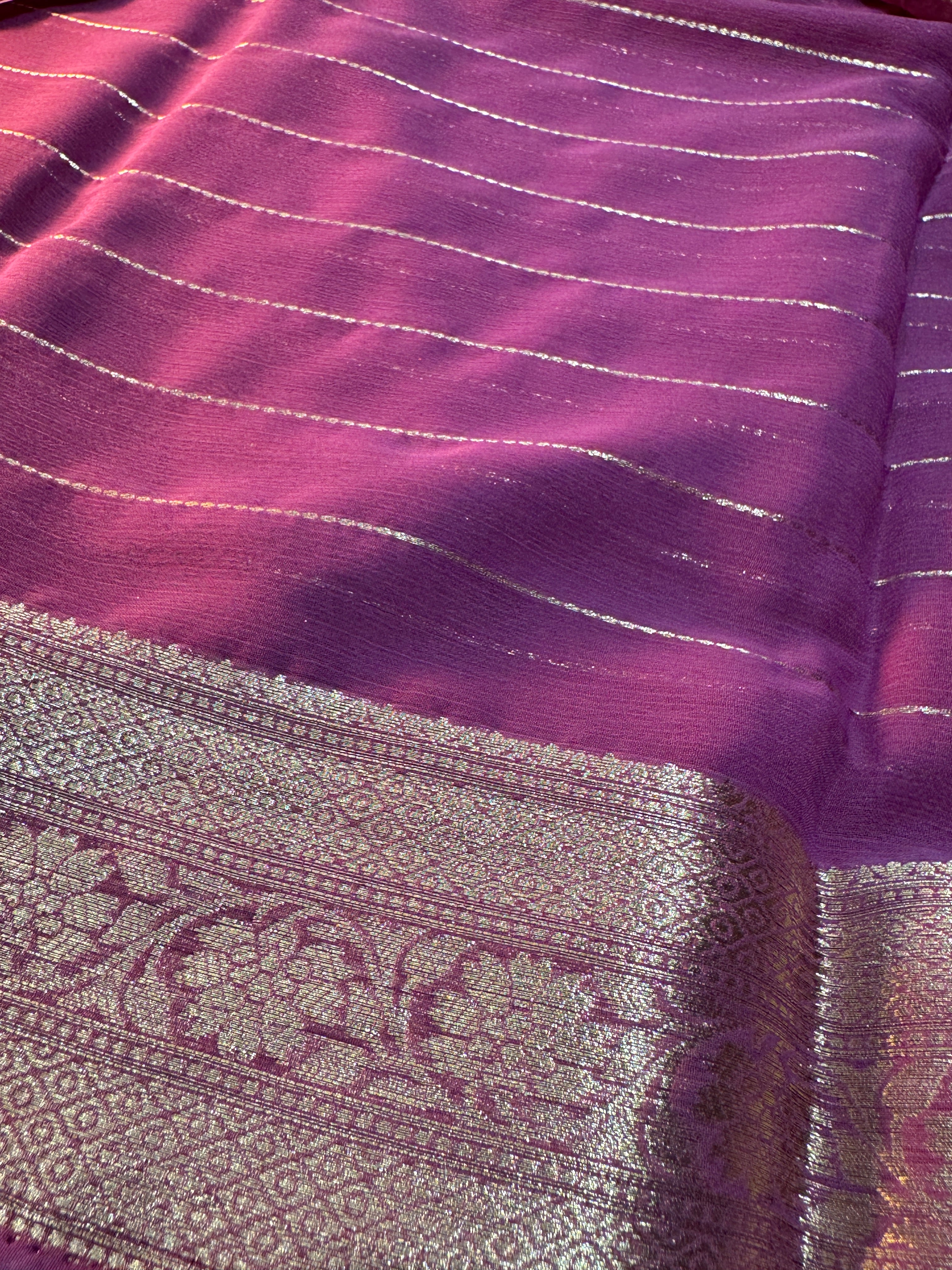 Mysore Crepe Saree | RREMC04